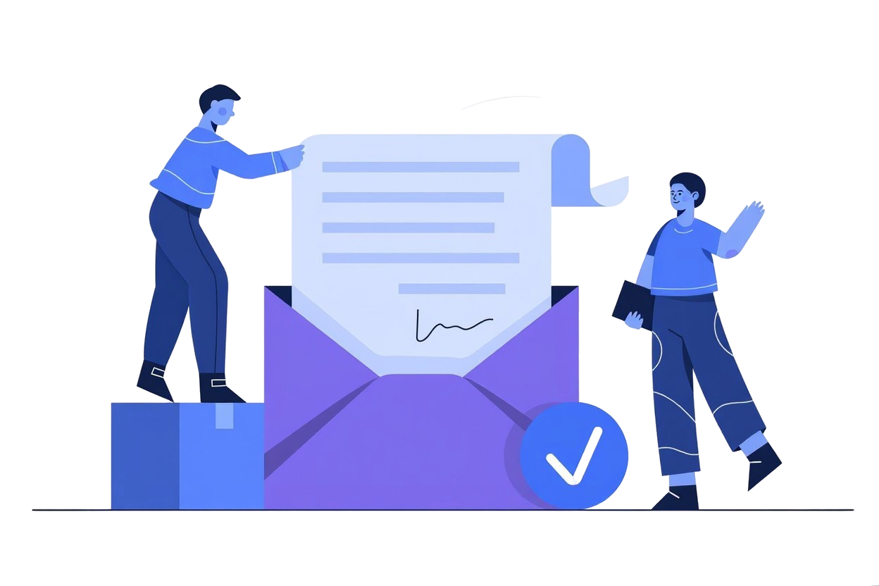 Contact illustration